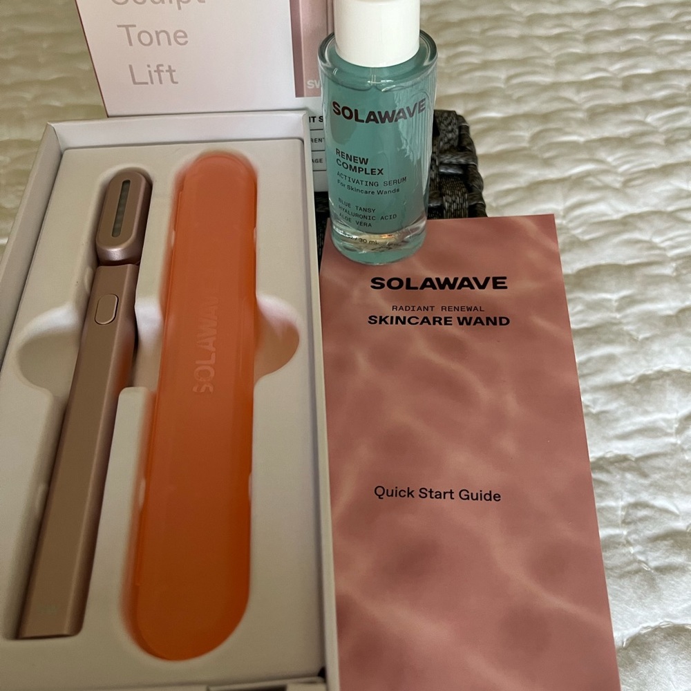 Solawave Skincare Wand and Activating Serum